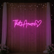 That’s Amore with Heart Neon Sign V3