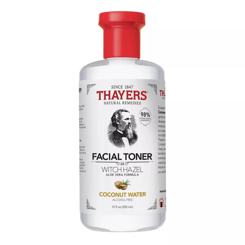 Thayers Natural Remedies Witch Hazel Alcohol Free Toner Coconut Water 12oz