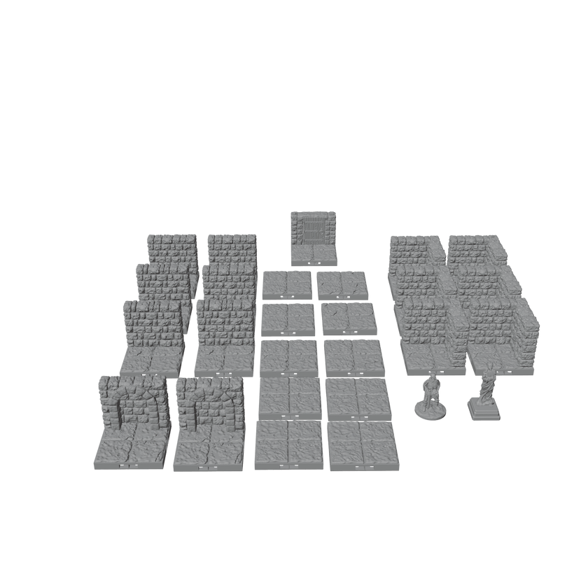 Alcove Room with Nook 4x6 – Dragonlock 28mm Dungeon