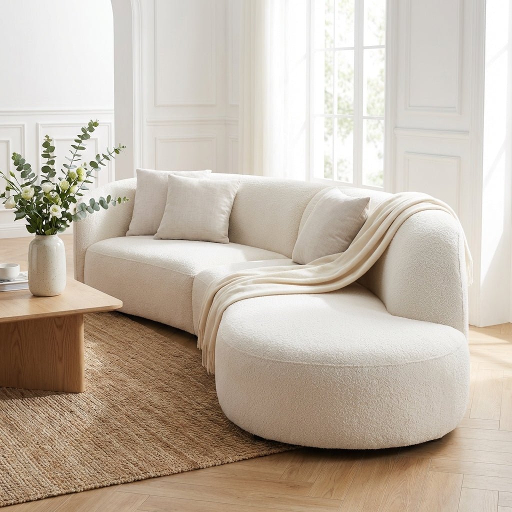 Auckland Wool Fabric Sofa