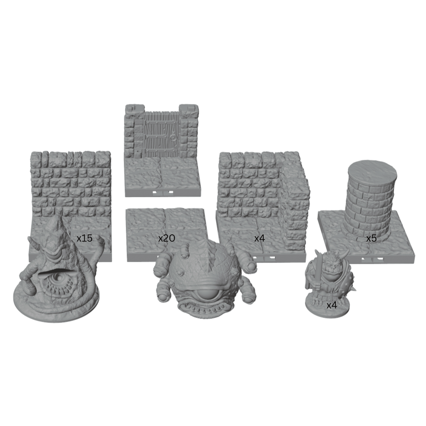 Boss Arena 10x10 Open Dungeon Room – Dragonlock 28mm
