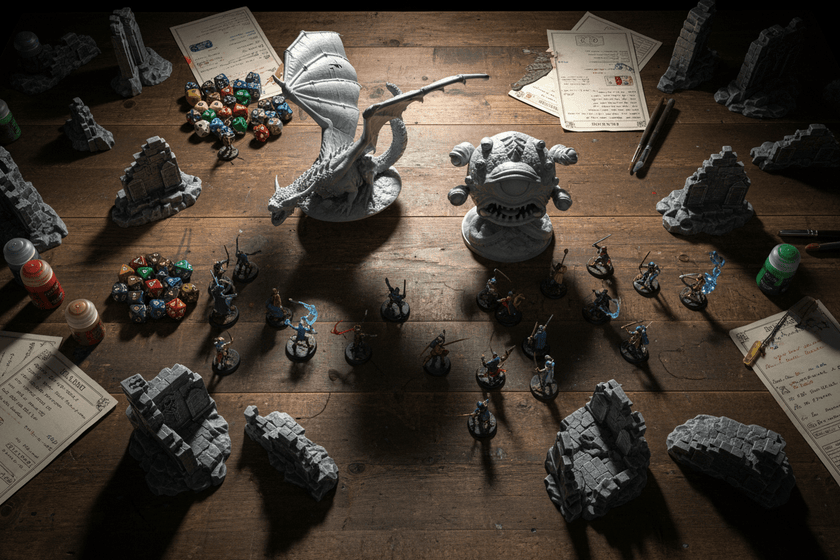 28mm Great Dragon & Eye Tyrant – Boss Monster Bundle