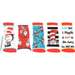 The Cat in the Hat 5pk Ankle Socks Youth Set