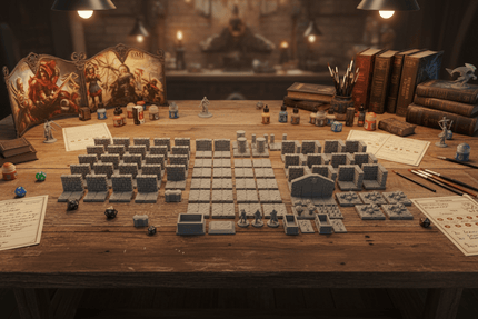 28mm Catacombs Mega Set – 80+ Piece Crypt Dungeon