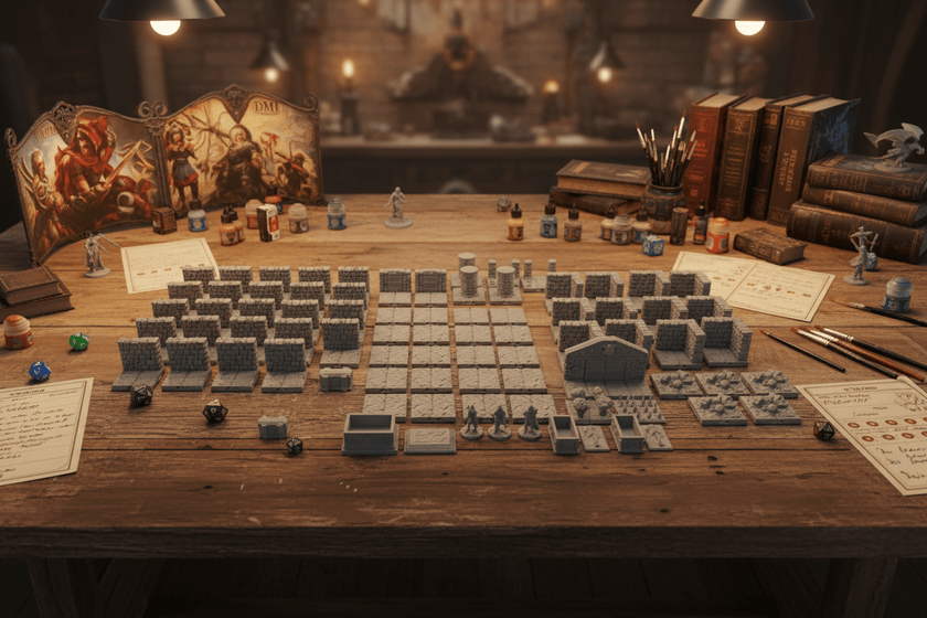 28mm Catacombs Mega Set – 80+ Piece Crypt Dungeon