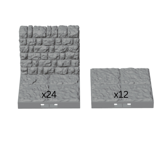 Corridor Expansion Pack Bulk Hallways | Dragonlock Terrain