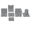 28mm Cathedral Boss Room – Dungeon Set with 12 Minis