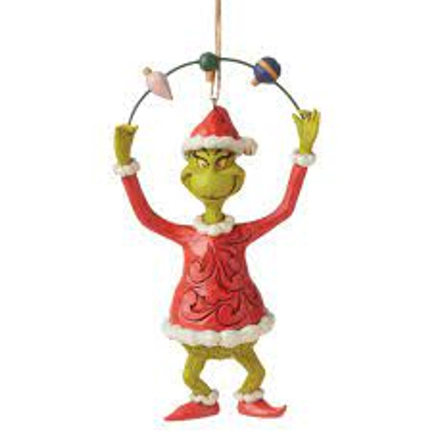 The Grinch Juggling Jim Shore Ornament