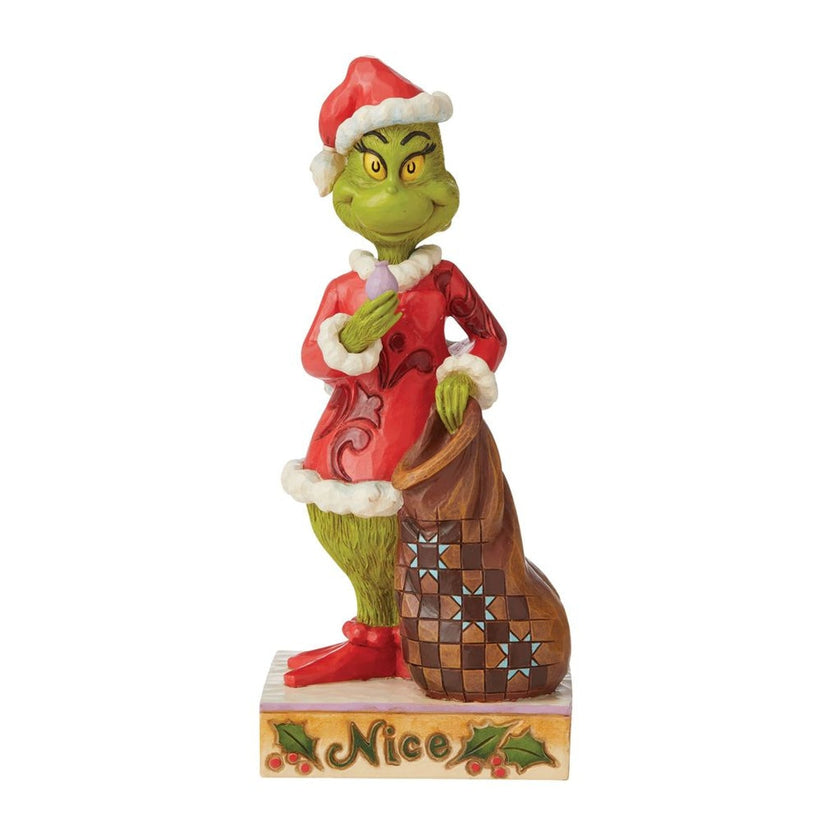 The Grinch Naughty & Nice Two Sided Jim Shore