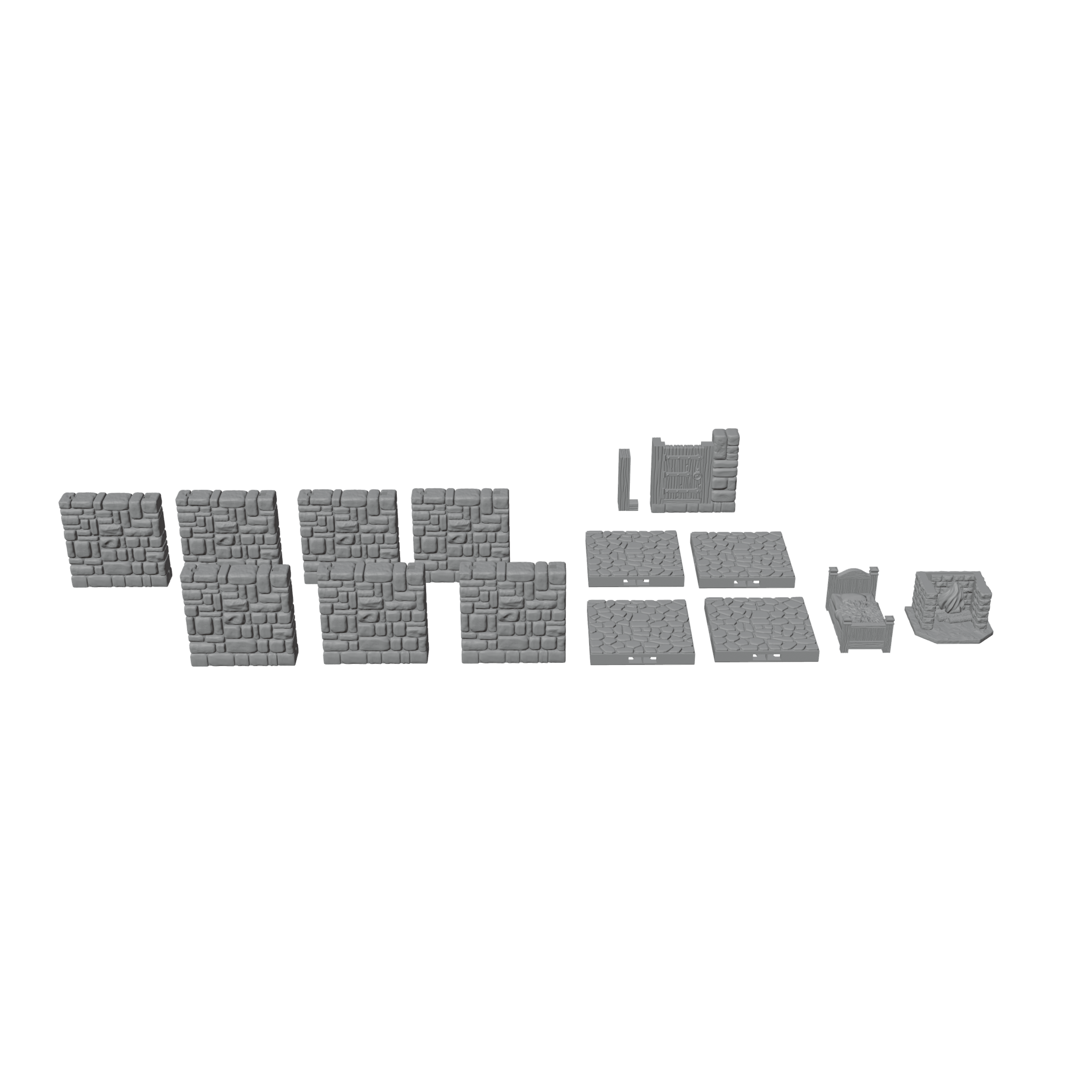 28mm Medieval Guard Post Gatehouse – Stone RPG Terrain