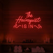 The Hairapist Is In Neon Sign