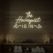 The Hairapist Is In Neon Sign