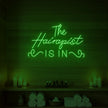 The Hairapist Is In Neon Sign