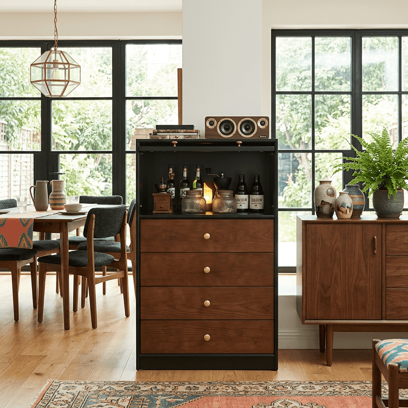 Halliway Retro Sideboard
