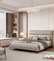 Haven Premium Faux Leather Platform Bed