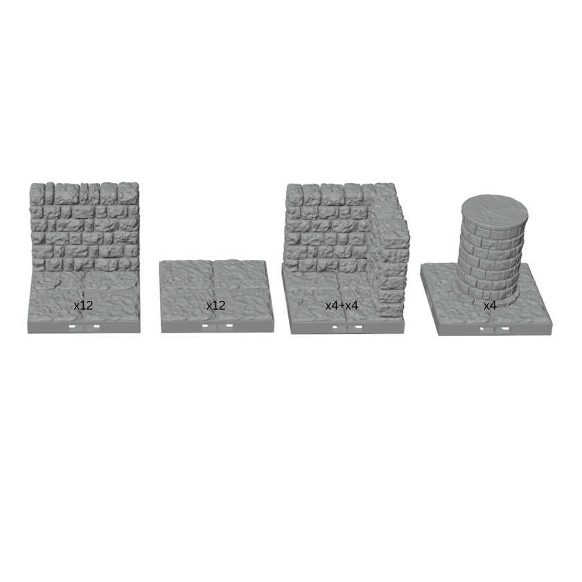 28mm Infinite Corridor Looping Dungeon Terrain
