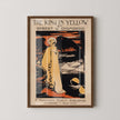 The King in Yellow Art Nouveau Print: Gothic Horror, Dark Academia