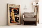 The King in Yellow Art Nouveau Print: Gothic Horror, Dark Academia