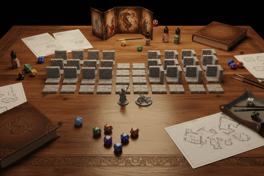 Labyrinth Starter Maze Pack – Dragonlock 28mm Terrain