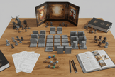 28mm Library Archive Dungeon Room Set with Minis