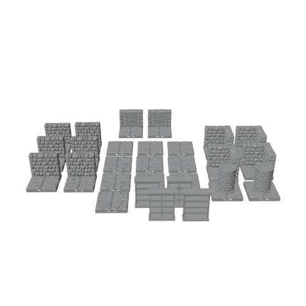 28mm Library Archive Dungeon Room Set with Minis