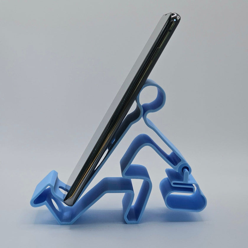 The New Cowbell - Adjustable Curling Curler Phone Stand
