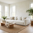 Nordic Cotton and Linen Fabric Sofa