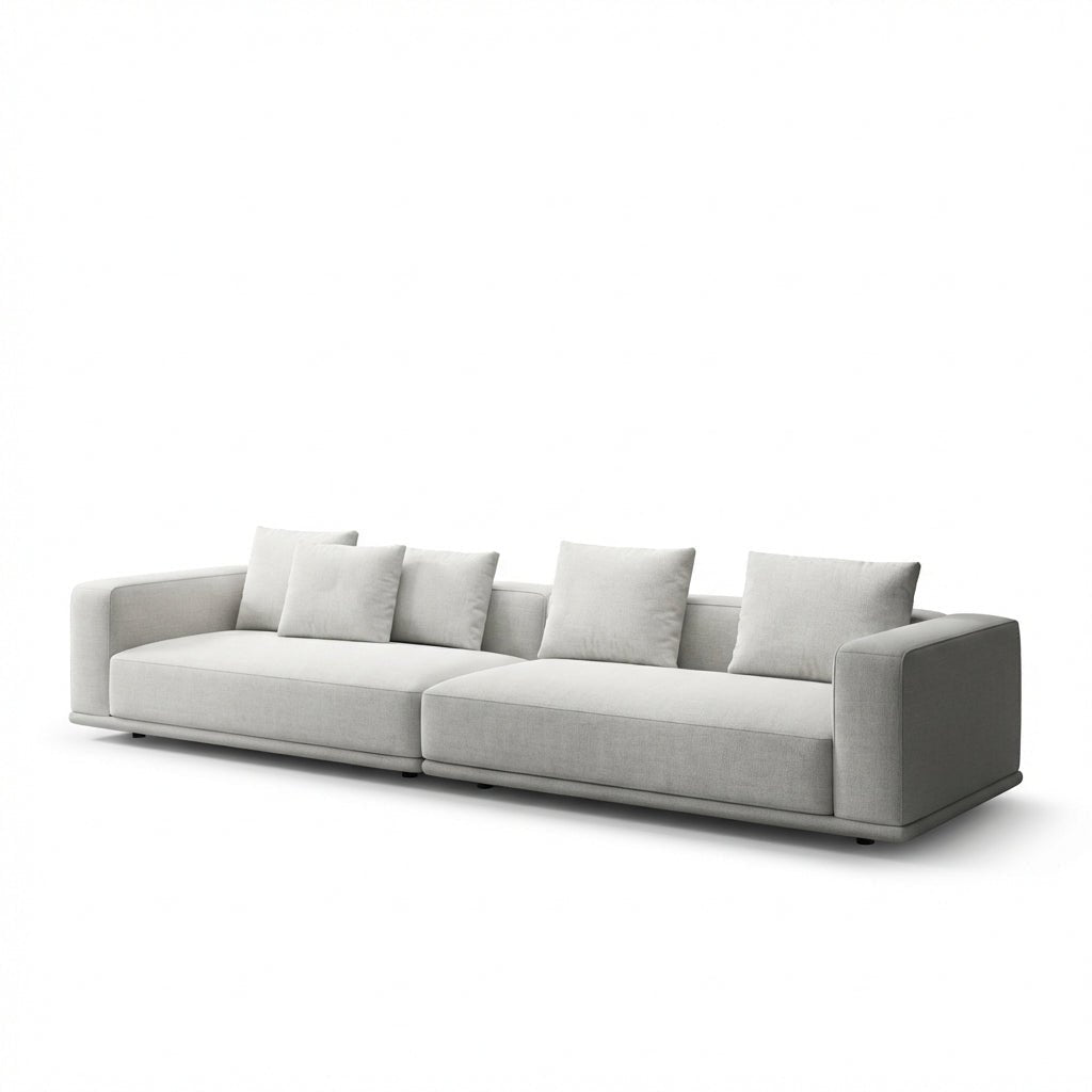 Nordic Cotton and Linen Fabric Sofa