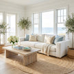 Nordic Cotton and Linen Fabric Sofa