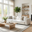 Nordic Cotton and Linen Fabric Sofa