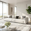 Nordic Cotton and Linen Fabric Sofa