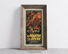The Phantom of the Opera | Vintage Movie Poster (available handframed or unframed) 2x1