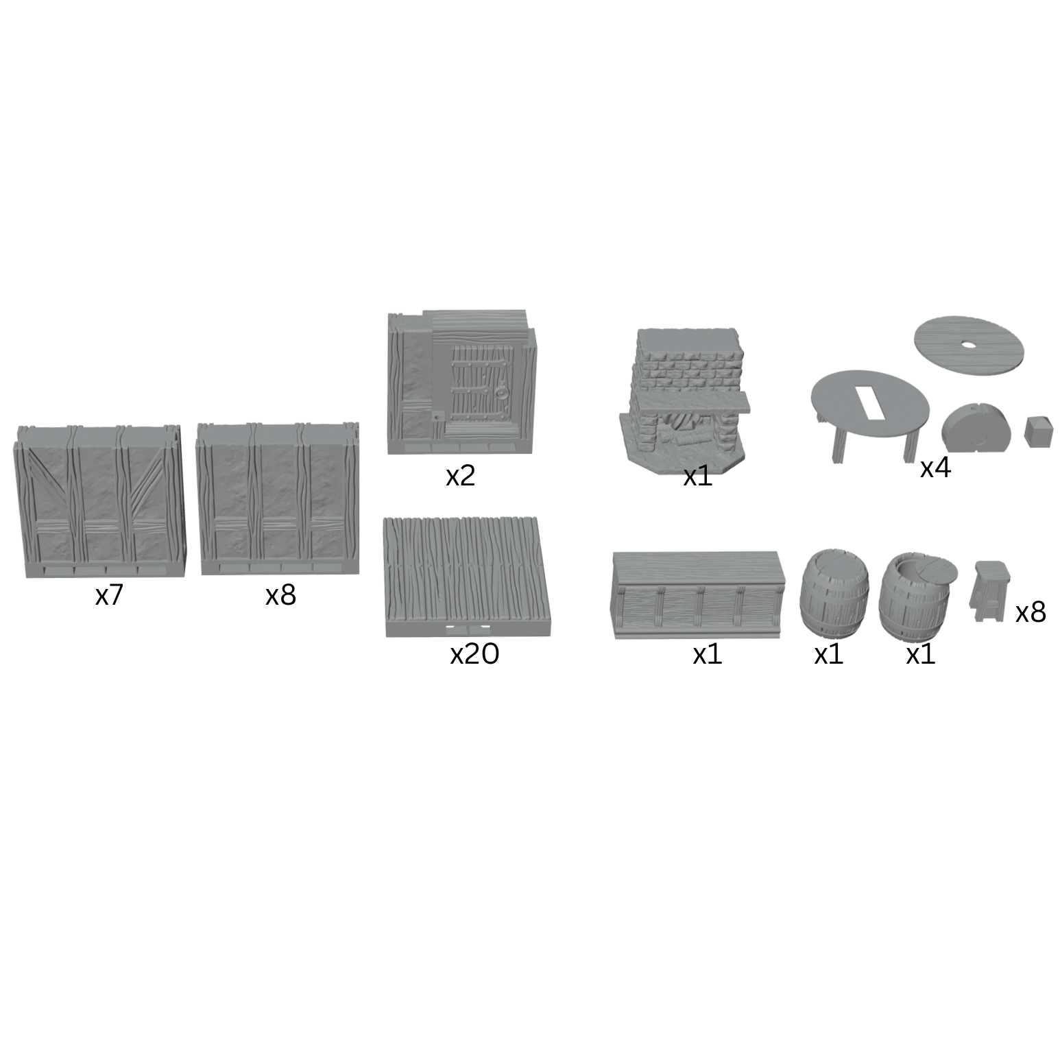 Prancing Dragon Tavern – 28mm Fantasy Interior Terrain