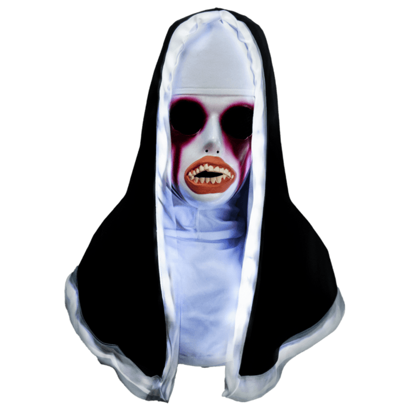 The Purge TV Show Nun Mask with Light Up Hood