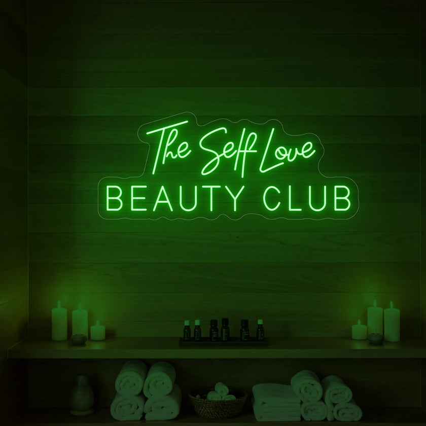 The Self Love Beauty Club Neon Sign