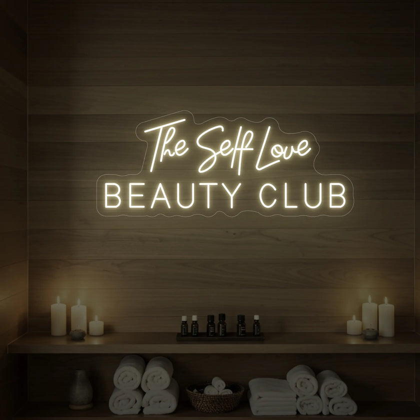 The Self Love Beauty Club Neon Sign