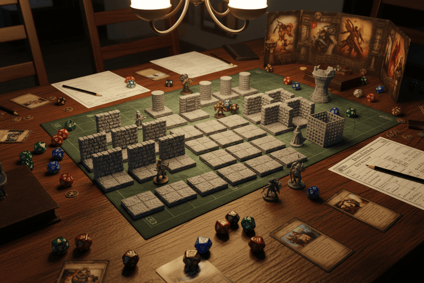 Summoning Circle Ritual Room 8x8 – Dragonlock 28mm