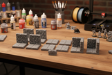 T-Junction Hub 3-Way Dungeon Intersection – 28mm Terrain