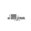 28mm Medieval Blacksmith Shop Terrain – Removable Roof