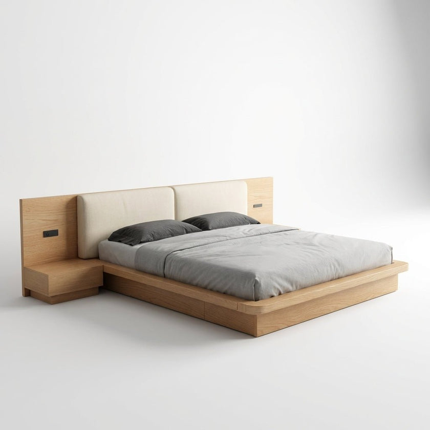 Zenith Queen Bed with Lift Up Storage