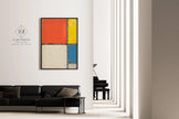 Theo Van Doesburg Bauhaus Art Print: Mid-Century Modern Giclee Poster