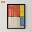 Theo Van Doesburg Bauhaus Art Print: Mid-Century Modern Giclee Poster