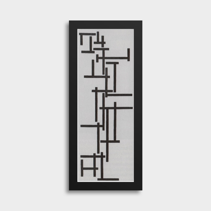 Theo Van Doesburg Tarantella Print: Mid-Century Modern Abstract Art