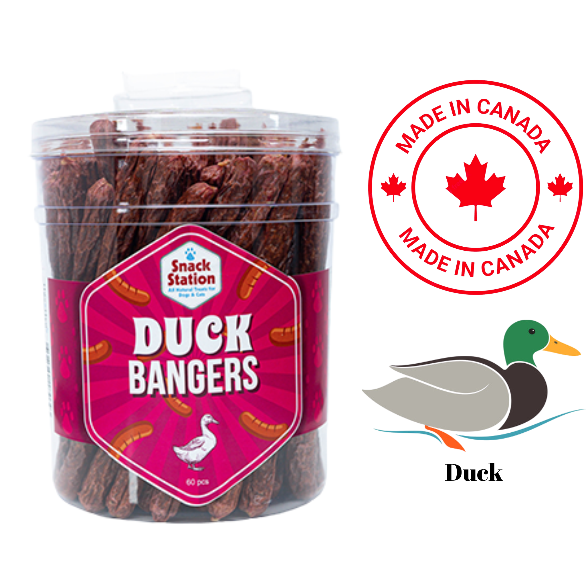 This & That - Duck Bangers Dog Treats