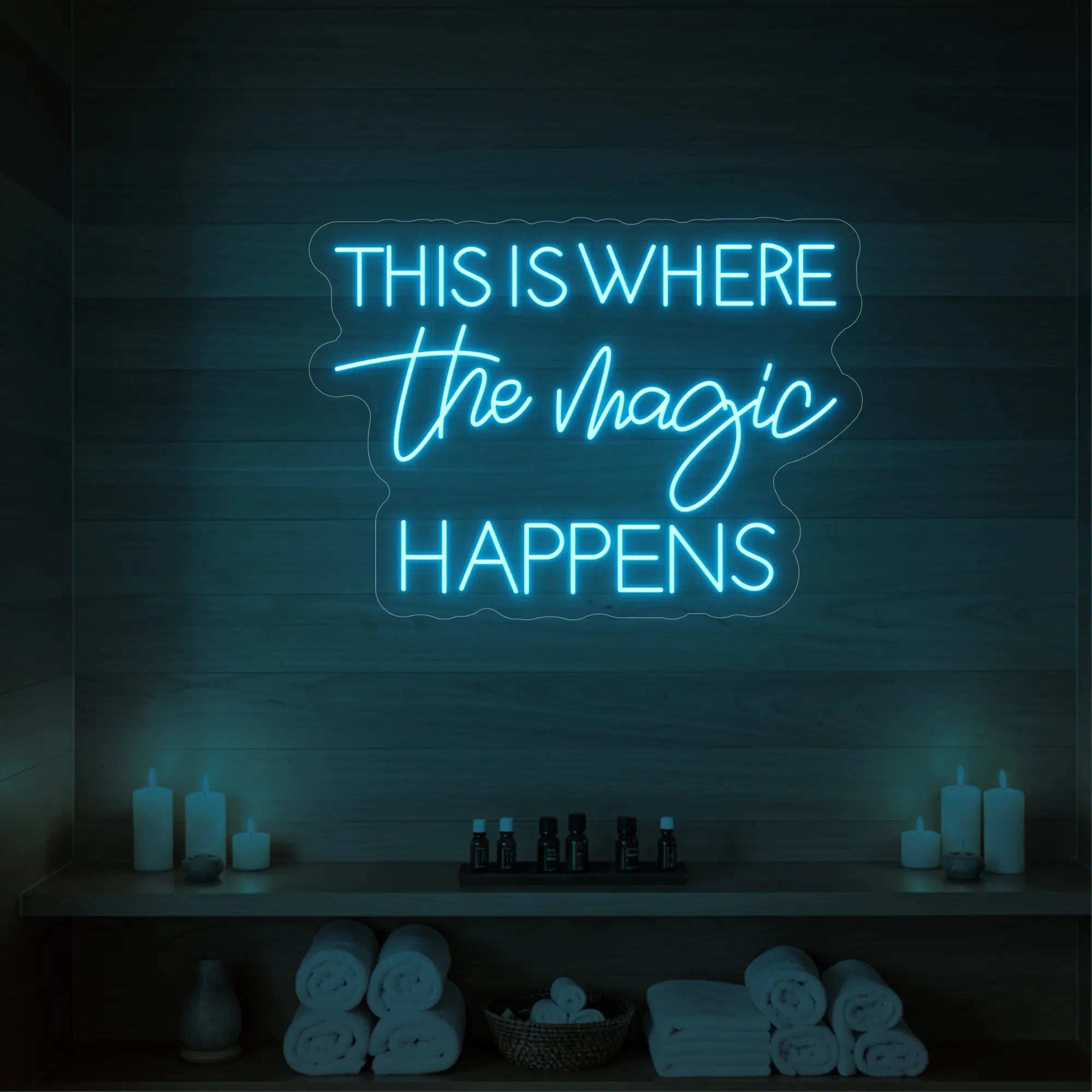 This Is Where The Magic Happens Neon Sign