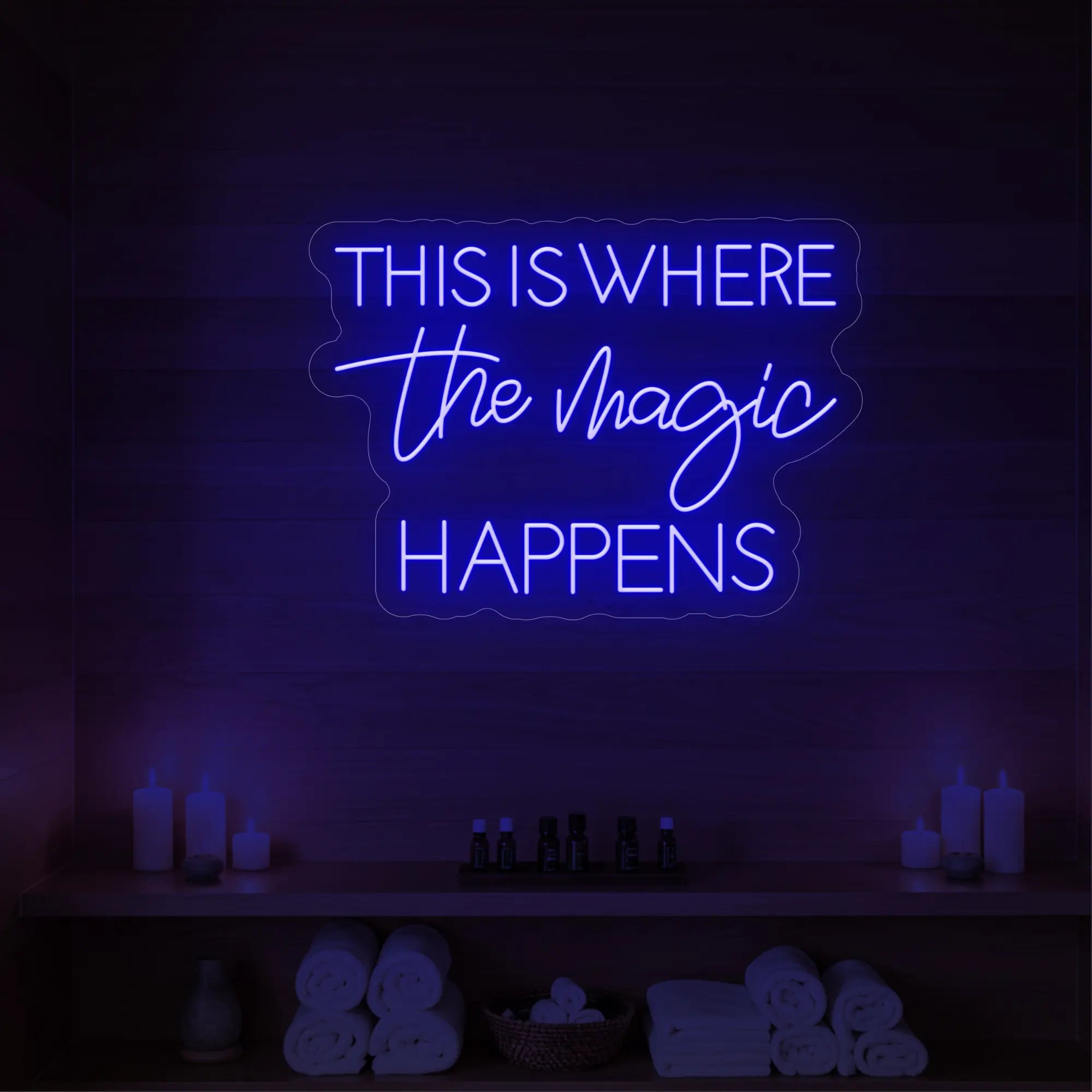 This Is Where The Magic Happens Neon Sign