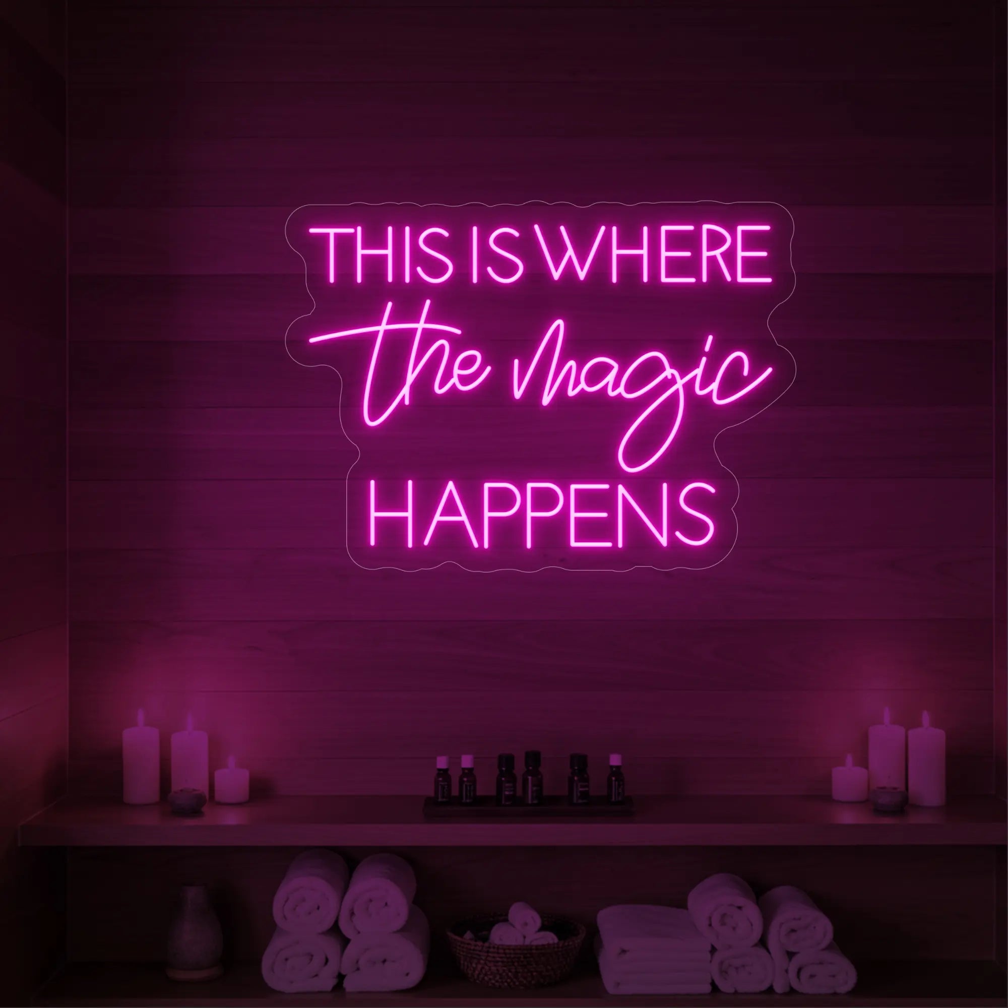This Is Where The Magic Happens Neon Sign
