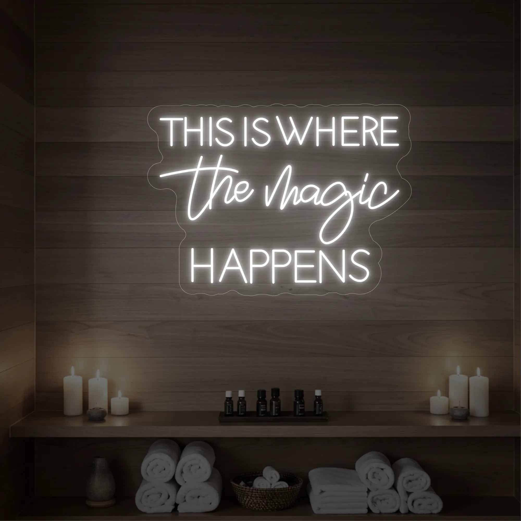 This Is Where The Magic Happens Neon Sign
