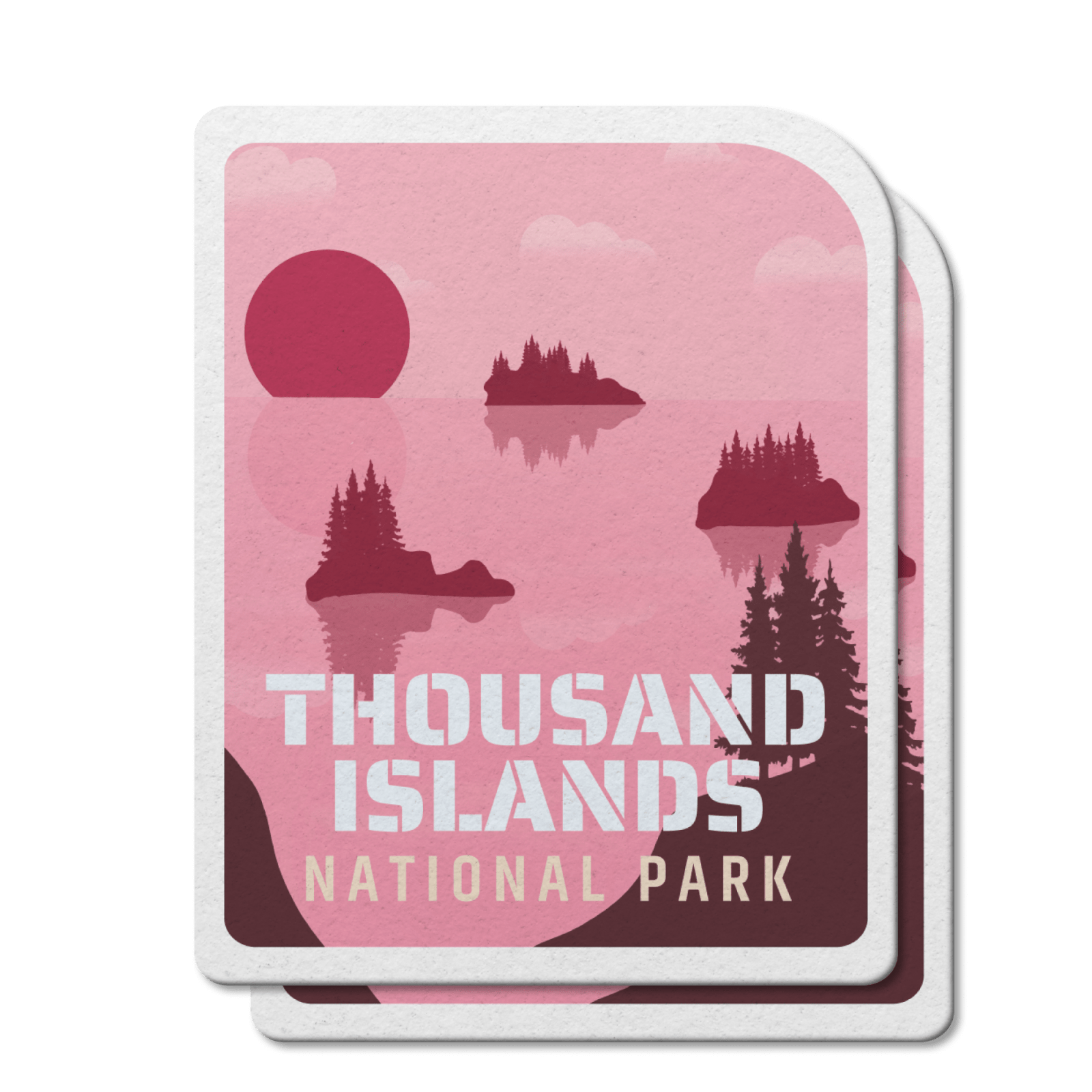 Thousand Island National Park of Canada Waterproof Vinyl Sticker, Canada Parks