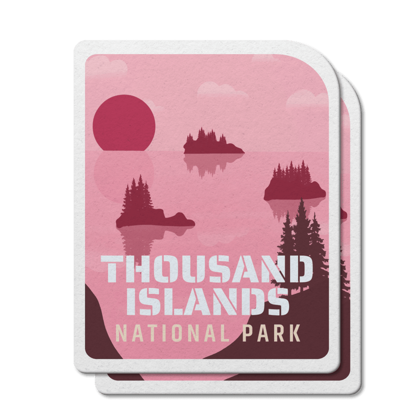 Thousand Island National Park of Canada Waterproof Vinyl Sticker, Canada Parks